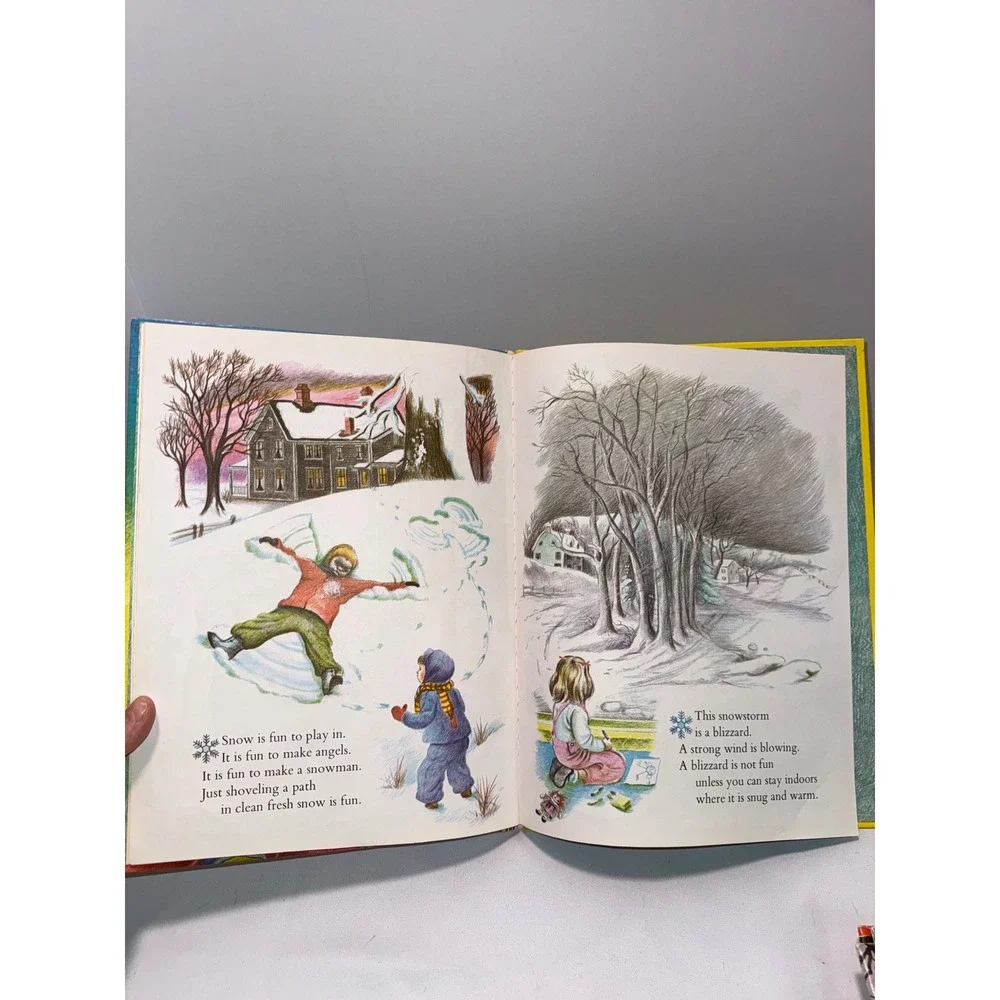Vintage 1974 The Wonders of the Seasons Big Golden Book Eloise Wilkin Hardcover